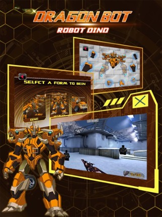 Dragon Bot Mech: Robot Dinosaur& Mechanics Animals Gun Shooting Game screenshot