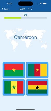 Flags of the countries - Quiz screenshot