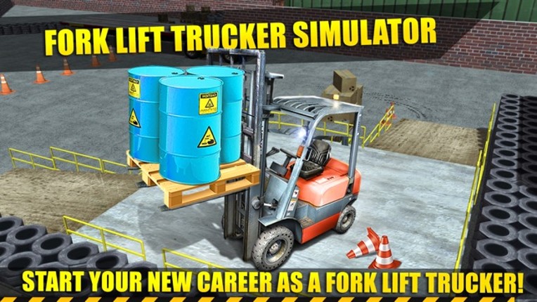 Fork Lift Truck Driving Simulator Real Extreme Car Parking Run Image