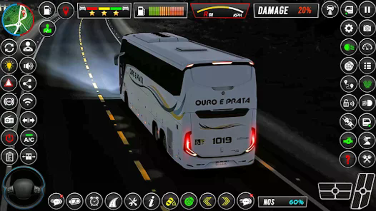 Coach Bus Driving: Offroad Bus Image
