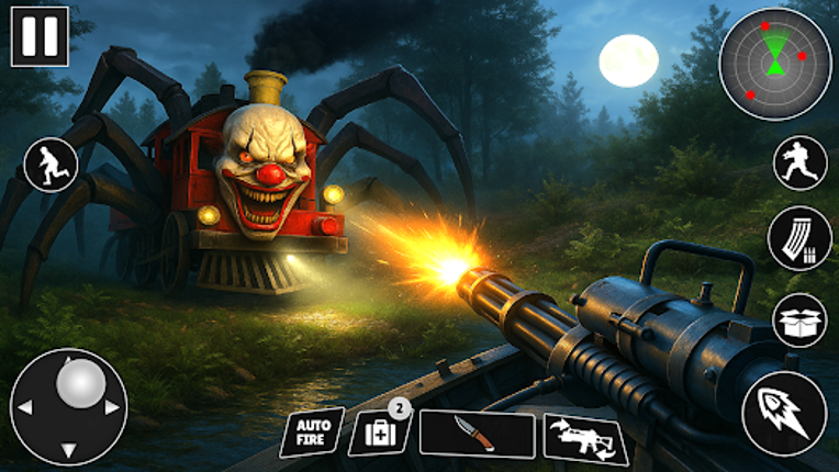 Horror Spider Train Escape screenshot