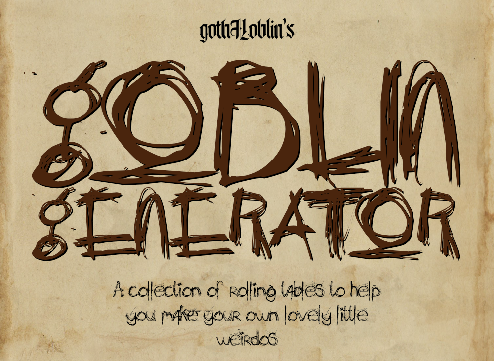 Games like gothHoblin's Goblin Generator