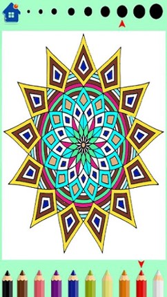 Mandala coloring book - for adults screenshot