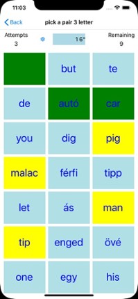 PickAPair Hungarian - English screenshot