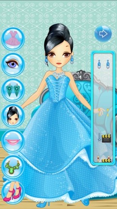 Princess Girls Dress up and Make up Makeover Game screenshot