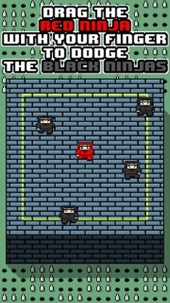 Red Ninja Escape - Go Run Away Challenge 8 bit Games Image