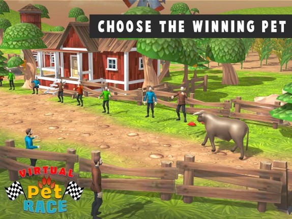 Virtual Pet World Racing Town Image