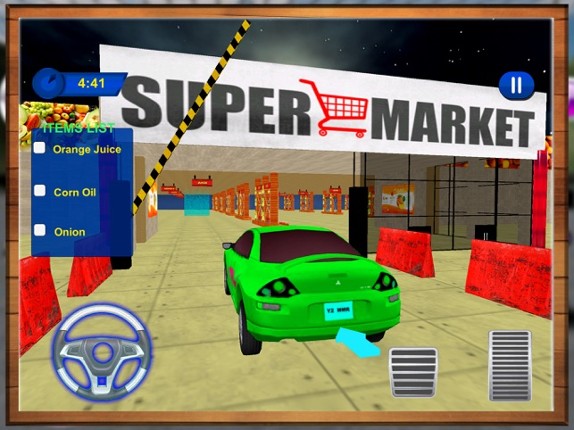 Car Drive Thru Supermarket – 3D Driving Simulator screenshot