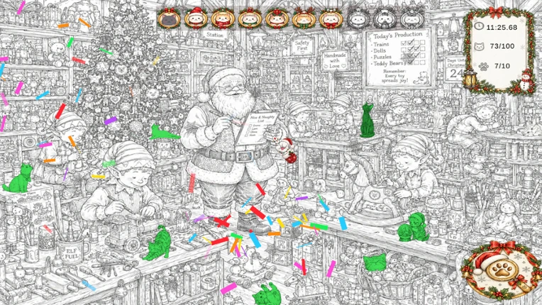 Christmas Mystery: 100 Hidden Cats screenshot