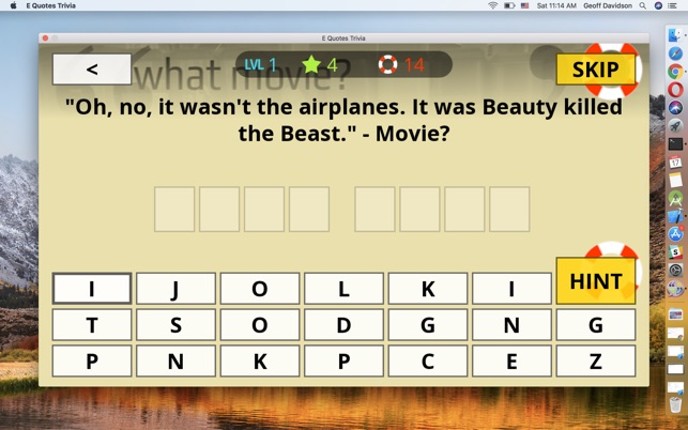 E Quotes Trivia Image