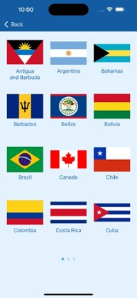 Flags of the countries - Quiz screenshot