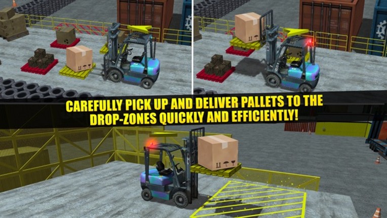 Fork Lift Truck Driving Simulator Real Extreme Car Parking Run screenshot