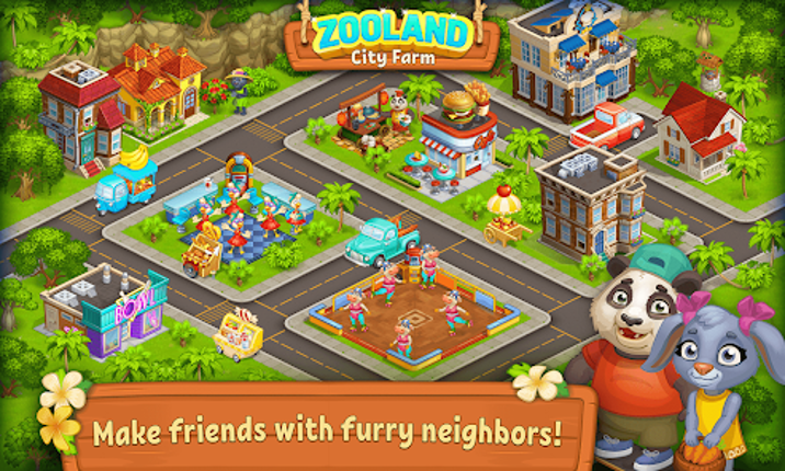 Farm Zoo Happy Day in Pet City Image