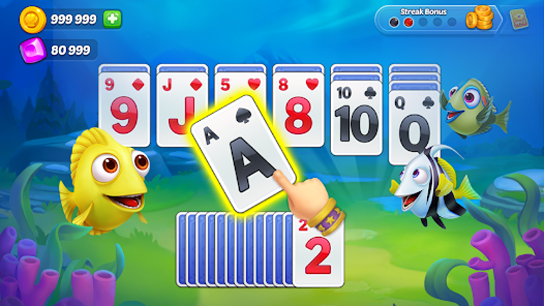Solitaire TriPeaks Fish screenshot