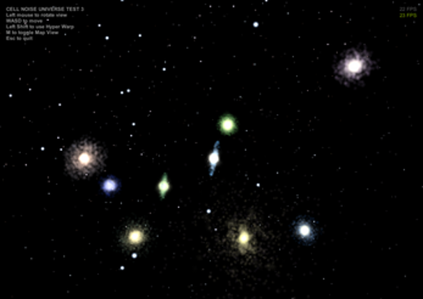 Old Chunk System Demo: Cell Noise Universe Image