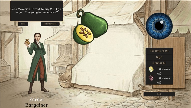 The Fruit Merchant's Diary screenshot
