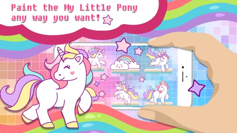 Magic Pegasus Coloring Book - Create a character screenshot