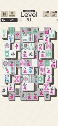 Mahjong Solitaire 100 screenshot