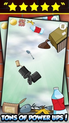 Mega Garbage Toss - Jumping Trash Can Game For Kids &amp; Teens Free screenshot