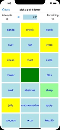 PickAPair Hungarian - English screenshot