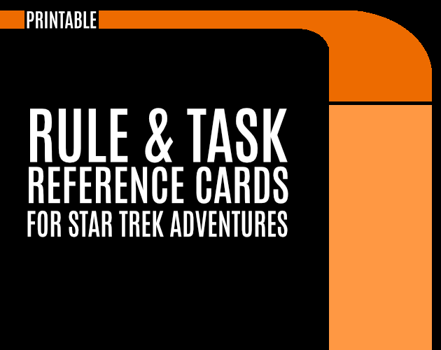 Games like Rule & Reference Cards for STA