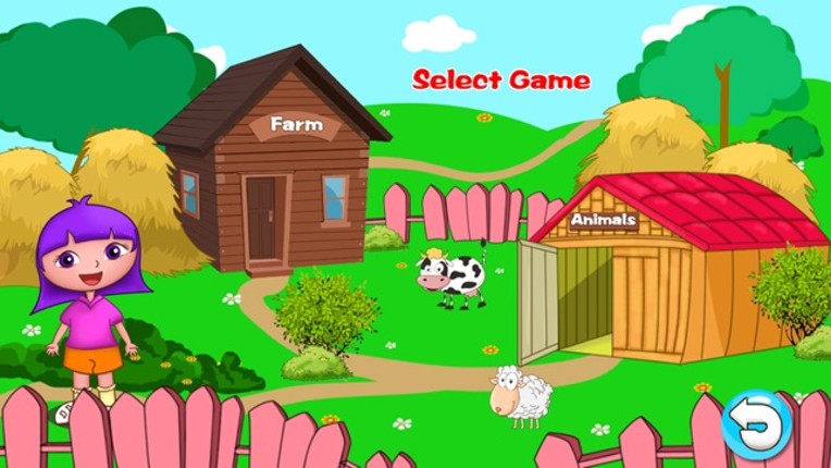 Anna's animals farm house - (Happy Box)free english learning toddler games Image