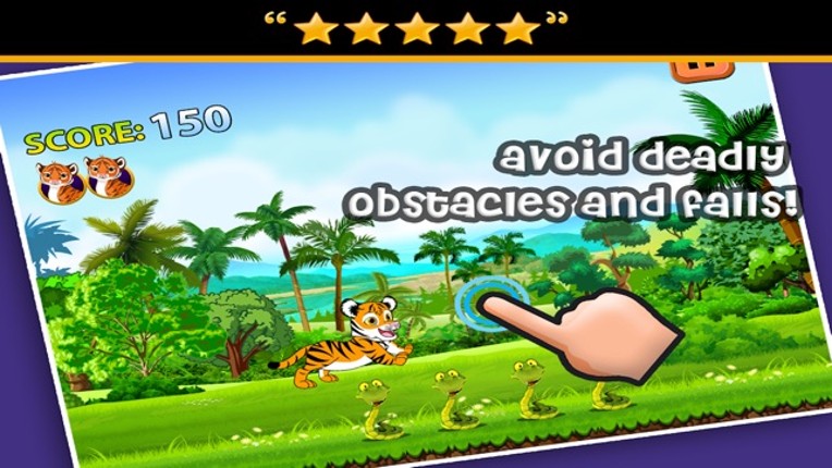 Baby Bengal Tiger Run : A Happy Day in the Life of Fluff the Tiny Tiger screenshot