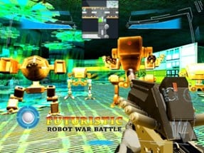 Futuristic Robot War Battle Image