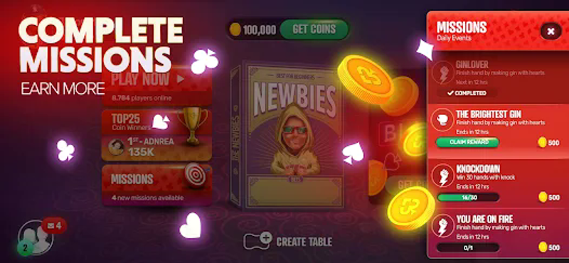 Gin Rummy Extra - Online Rummy screenshot