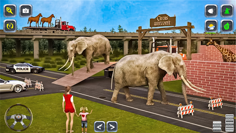 Real Animal Cargo Truck Game screenshot