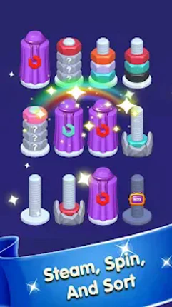 Steam Sort: Color Nut screenshot