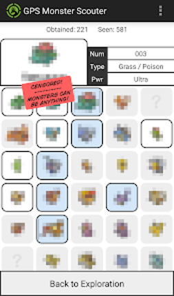 GPS Monster Scouter screenshot