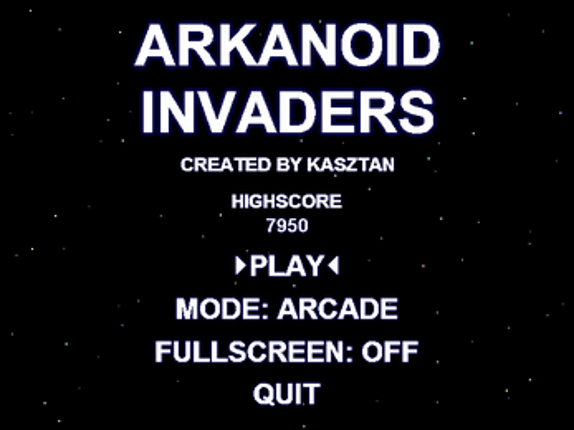 ARKANOID INVADERS screenshot