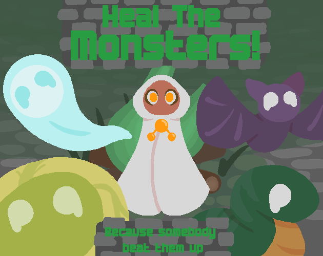 Games like Heal the Monsters! (Because somebody beat them up)