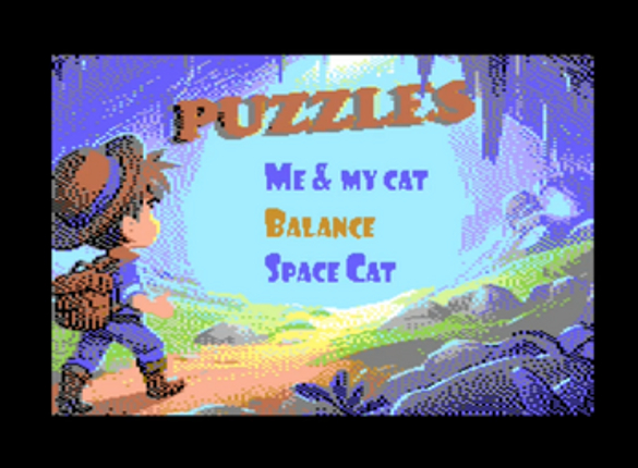 Puzzles — Sliding Puzzle for C64 (CRT Cartridge) screenshot