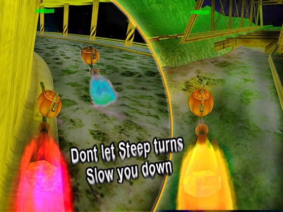 Spooky Pumpkin Racer- Halloween Flying Cars Racing screenshot