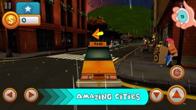 Taxi Driver 3D City Image