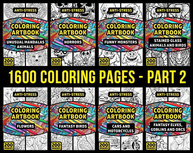 Games like 1600 Coloring Pages - Part 2