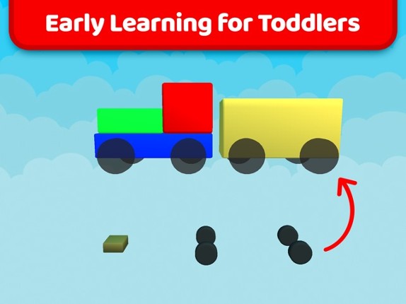 3D Baby Blocks Train games IXL screenshot