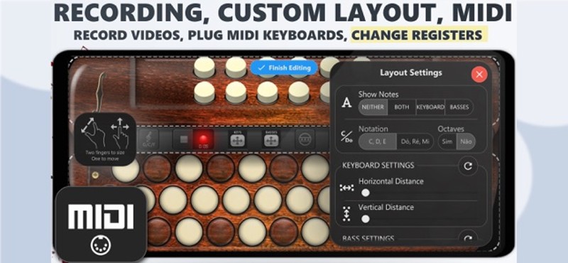 Accordion Diatonic Melodeon screenshot