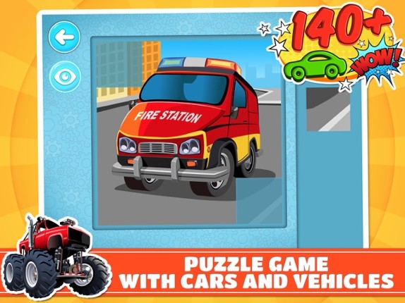 Cars and Vehicles Puzzle : Logic Game for Kids Image