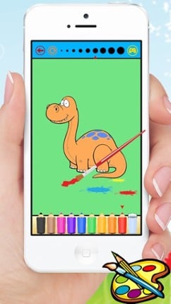 Dinosaur Coloring Book - Dino Baby Drawing for Kids Games Image