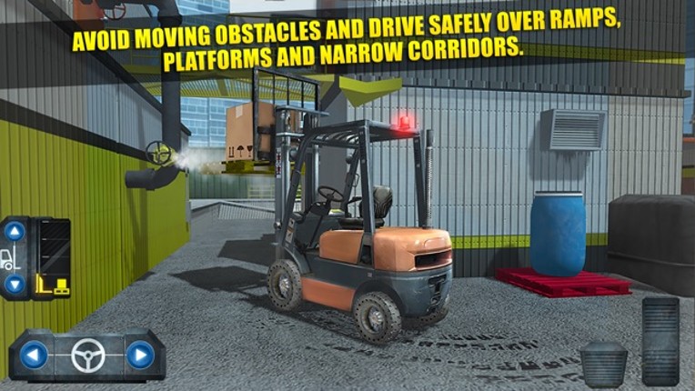 Fork Lift Truck Driving Simulator Real Extreme Car Parking Run screenshot