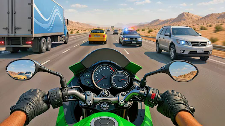 Highway Bike Rider 3D screenshot