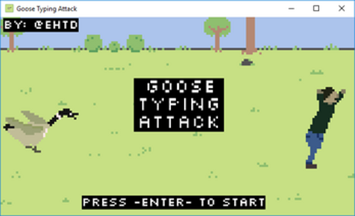 Goose Typing Attack Image