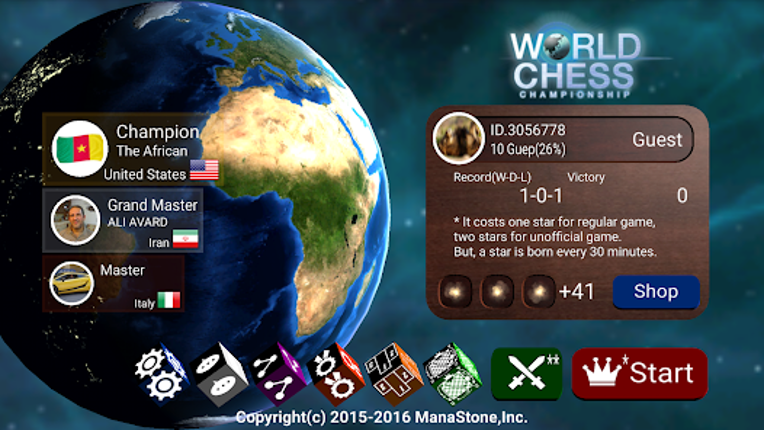 World Chess Championship screenshot