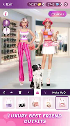 Fashion Dress Up & Makeup Girl Image