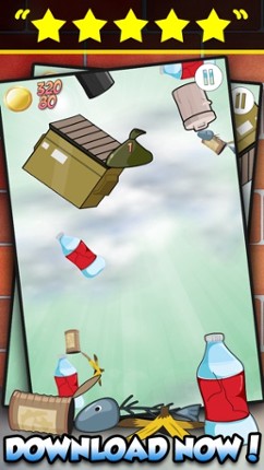 Mega Garbage Toss - Jumping Trash Can Game For Kids &amp; Teens Free screenshot
