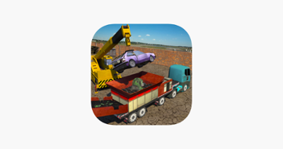 Monster Car Crusher Crane: Garbage Truck Simulator Image