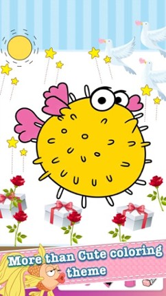 Ocean Drawing Coloring Book - Cute Caricature Art Ideas pages for kids screenshot